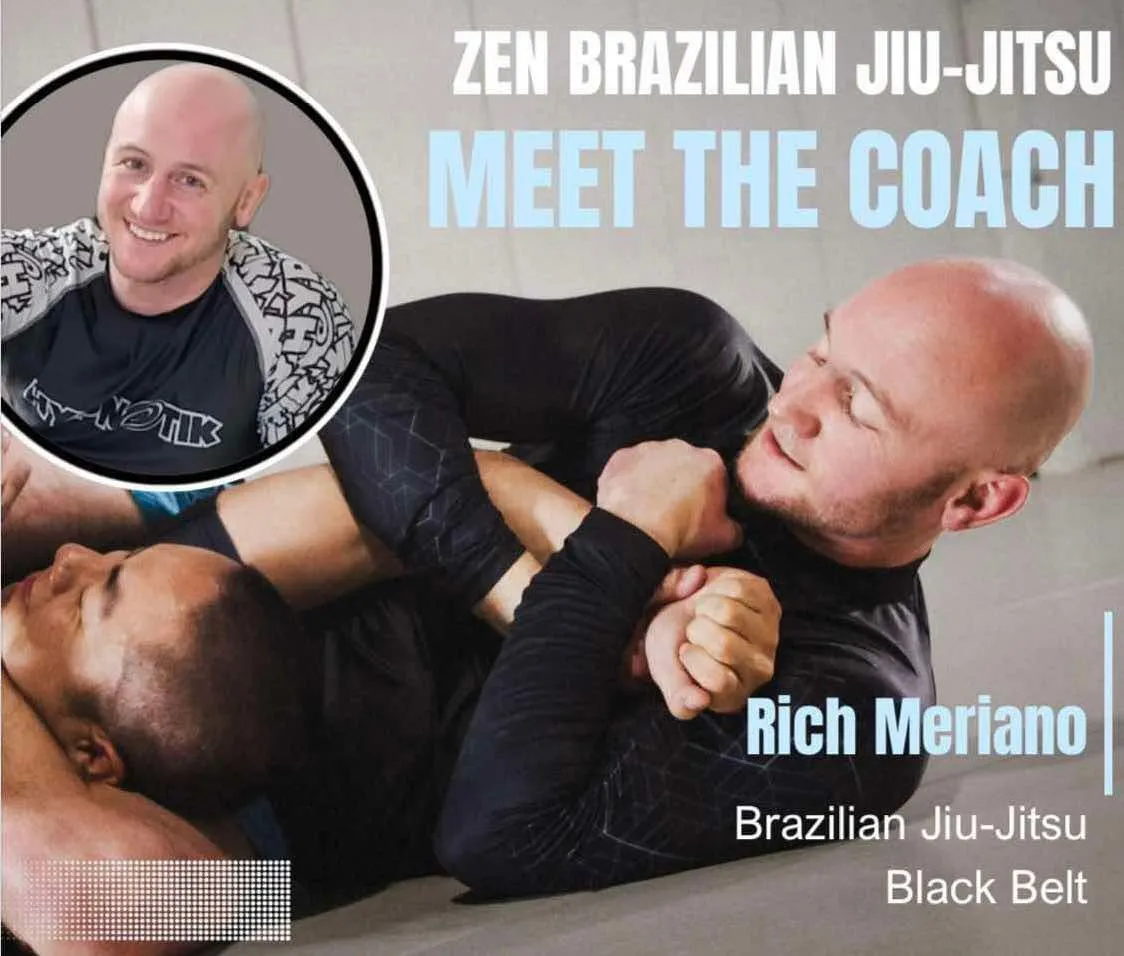 Rich Meriano, BJJ Black Belt instructor at ZEN Brazilian Jiu-Jitsu Coopersburg PA