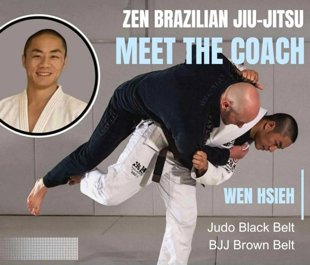 Wen Hsieh, Judo Black Belt head instructor at ZEN BJJ